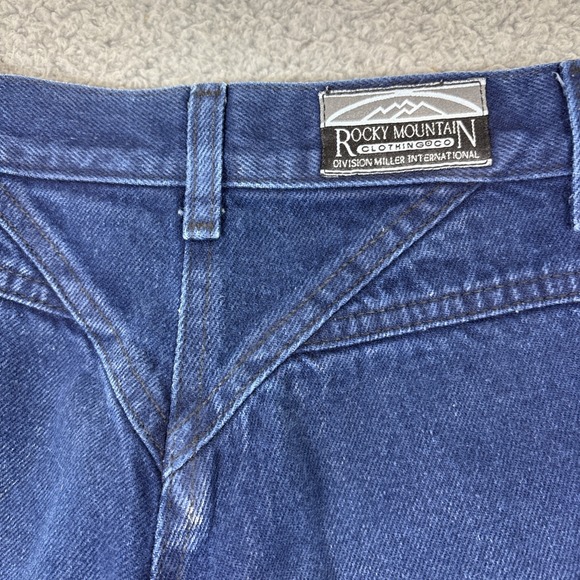 Rockies High Rise Dark Blue Jeans - Picture 10 of 11